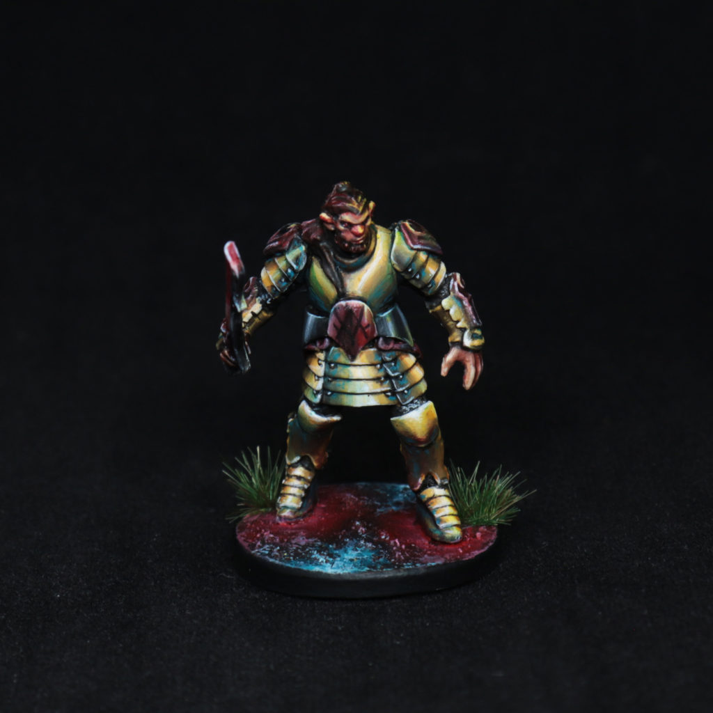 Painted DnD Miniature Hobgoblin Warrior for sale - Frozen Fire Arts