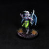 Painted DnD Miniature female Tiefling Sorceress for sale - Imagen 6