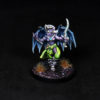 Painted DnD Miniature female Tiefling Sorceress for sale - Imagen 7